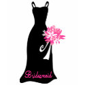 Black Bridesmaid Dress t-shirts