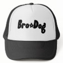 black bro dog hat