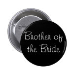 Black Brother of the Bride Pin