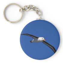 Black-Browed Albatross In Flight Key Chains