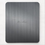 Black Brushed Metal iMouse Pad