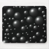 Black Bubbles mousepads