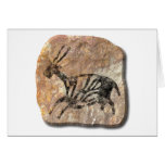 Black Buck - stone Greeting Card