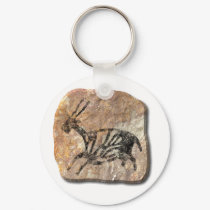 Black Buck stone Keychain