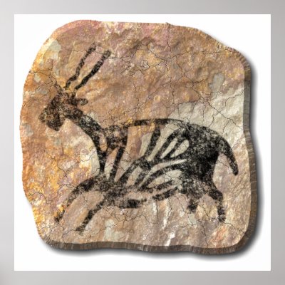 Black Buck - stone Print by arthistory
