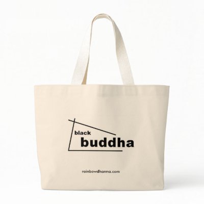 Black Buddha - Bag by rainbowdharma