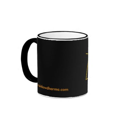 Black Buddha Mug by rainbowdharma