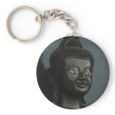 Black Buddha ... Nong Khai, Isaan, Thailand Key Chain by goisaan