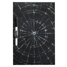 Black Bull's Eye (black minimalism) Dry-Erase Board