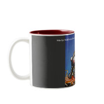 black bunny mug by WideEyeWinkStudios black bunny mug