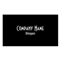 Black Business Card business cards