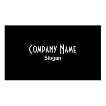 Black Business Card