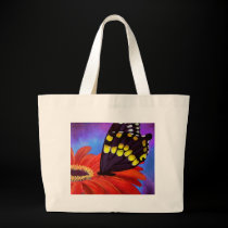 Black Butterfly Daisy Painting - Multi bags by JUDERM Black Butterfly Daisy Painting - Multi bags