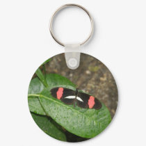 Black butterfly keychain