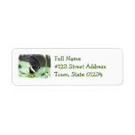 Black Butterfly Mailing Label