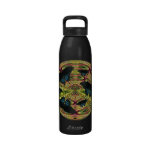 Black Butterfly Medallion Liberty Bottle Reusable Water Bottles