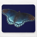 Black Butterfly Mouse Mats