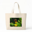 Black Butterfly on Yellow Lantana bag