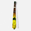 Black Butterfly on Yellow Lantana tie