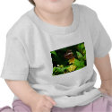 Black Butterfly on Yellow Lantana shirt