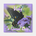 Black ButterflyMagnet-customize