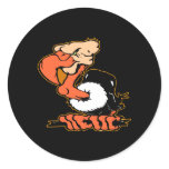 Black Buzzard Cartoon Tattoo Stickers