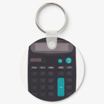 Black calculator keychains by claricardoza Black calculator keychains