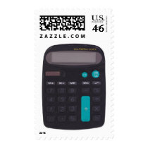 Black calculator postage by claricardoza Black calculator postage
