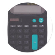 Black calculator stickers by claricardoza Black calculator stickers