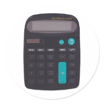Black calculator stickers by claricardoza Black calculator stickers