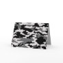 BLACK CAMO - GREETING CARD