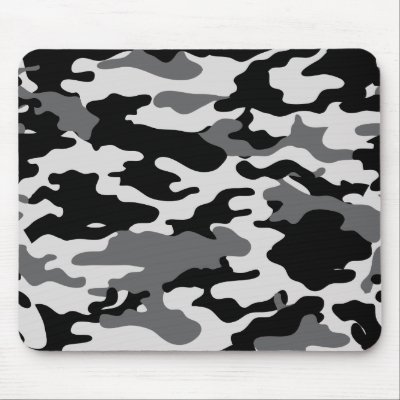 BLACK CAMO -  Mousepad by OutdoorAddix