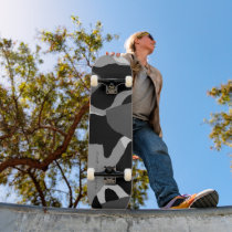 Black Camo Skateboard
