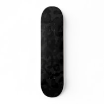 Black Camo Skate Board Deck