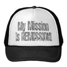 Black Cancer Remission Cure Baseball Cap Hat