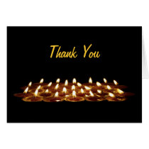 Black Candles Thank You Card
