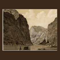 Black Canon, Colorado River 2 postcards