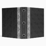 Black Canvas Denim Designer Binder