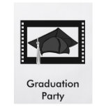Black Cap Silver Tassel Custom Flyer