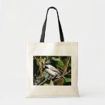 Black-capped chickadee canvas bags
