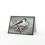 Black Capped Chickadee cards