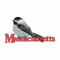 Black-capped Chickadee embroidered shirts
