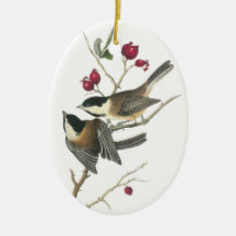 Black-capped Chickadee, John Audubon Ornament