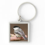 Black Capped Chickadee Keychains