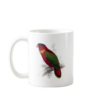 Black-Capped Lory by Edward Lear Coffee Mugs