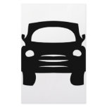 black car icon stationery