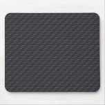 Black carbon fiber mousepads
