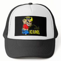 Black Cartoon Boy P Riceburners New Mesh Hats