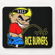Black Cartoon Boy P Riceburners New mousepads by WhiteTiger_LLC Black Cartoon Boy P Riceburners New mousepads