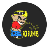 Black Cartoon Boy P Riceburners New stickers by WhiteTiger_LLC Black Cartoon Boy P Riceburners New stickers